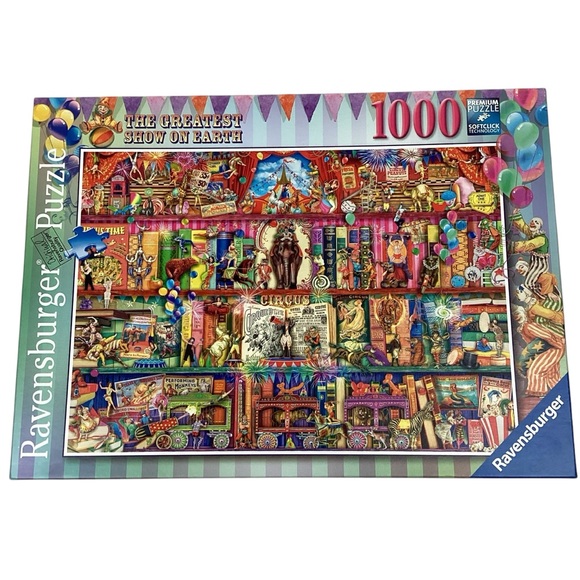 Ravensburger “The Greatest Show On Earth” 1000 Piece Premium Jigsaw Puzzle - Picture 1 of 7